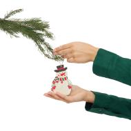 Zawieszka na prezent i choinkę WOODEN SNOWI