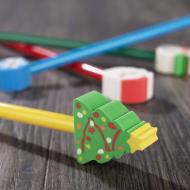 OŁÓWEK z gumką CHRISTMAS - Choinka