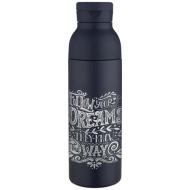 Illuminate butelka na wodę ze stali nierdzewnej z recyklingu o podwójnych ściankach i 3-częściowym z