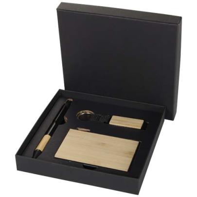 Minka zestaw upominkowy zawierający długopis wykonany z aluminium z recyklingu z certyfikatem RCS, ł