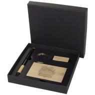 Minka zestaw upominkowy zawierający długopis wykonany z aluminium z recyklingu z certyfikatem RCS, ł