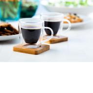 Mocaboo szklany zestaw do espresso / filiżanki