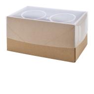 Mocaboo szklany zestaw do espresso / filiżanki