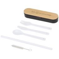 Runa zestaw sztućców z bambusową pokrywką