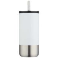 Grayson izolowany kubek z certyfikatem RCS z recyklingu o pojemności 480 ml z silikonową słomką