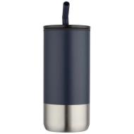 Grayson izolowany kubek z certyfikatem RCS z recyklingu o pojemności 480 ml z silikonową słomką