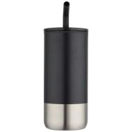 Grayson izolowany kubek z certyfikatem RCS z recyklingu o pojemności 480 ml z silikonową słomką