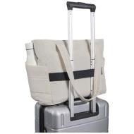 Puffer torba na zakupy z certyfikatem GRS z recyklingu na laptopa o przekątnej 15,6 cala, 18 l