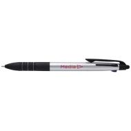 Trine długopis z certyfikatem RCS z recyklingu z 3 tuszami i rysikiem