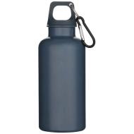 Oregon butelka na wodę o pojemności 400 ml z w jednolitym kolorze z karabińczykiem, wykonana z tworz