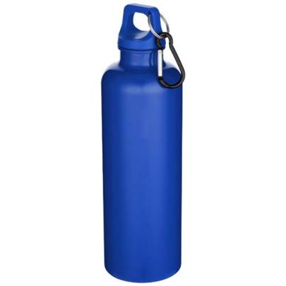 Oregon butelka na wodę o pojemności 750 ml z w jednolitym kolorze z karabińczykiem, wykonana z tworz