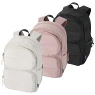 Puffer plecak na laptopa o przekątnej 15,6 cali o pojemności 18 l wykonany z materiałów z recyclingu