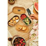 Lunchbox, pudełko śniadaniowe Black+Blum Double Bento