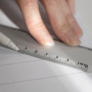 Linijka metalowa 30 cm FERRA