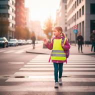 Kamizelka dziecięca odblaskowa | Nestana