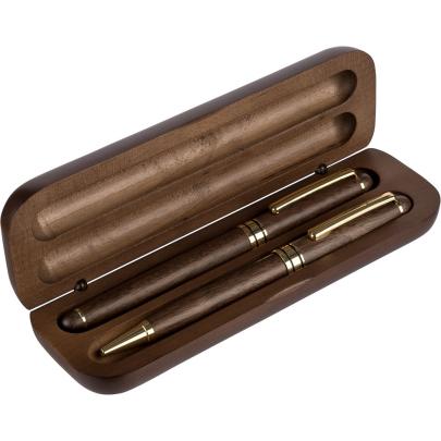 Zestaw piśmienniczy, długopis i pióro kulkowe