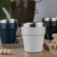 Kubek z recyklingowanej stali nierdzewnej MAKEL 300 ml