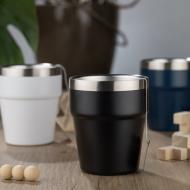 Kubek z recyklingowanej stali nierdzewnej MAKEL 300 ml