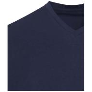 Balfour organiczna koszulka unisex z krótkim rękawem i dekoltem w serek, wykonana z materiału o gram