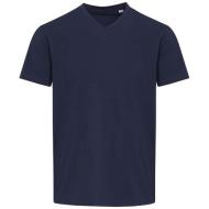 Balfour organiczna koszulka unisex z krótkim rękawem i dekoltem w serek, wykonana z materiału o gram