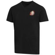 Balfour organiczna koszulka unisex z krótkim rękawem i dekoltem w serek, wykonana z materiału o gram