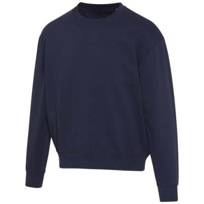 Boris 280 g/m2 sweter unisex z organicznego materiału z certyfikatem OCS o luźnym kroju i z okrągłym