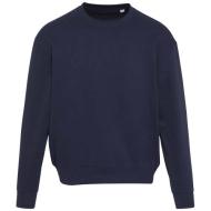 Boris 280 g/m2 sweter unisex z organicznego materiału z certyfikatem OCS o luźnym kroju i z okrągłym