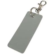 Resi Plus brelok z prostokątną zawieszką z recyklingowanego materiału z certyfikatem GRS