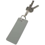 Resi Plus brelok z prostokątną zawieszką z recyklingowanego materiału z certyfikatem GRS