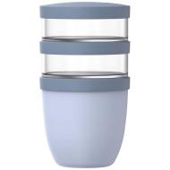 Mepal Ellipse 3-częściowy izolowany pojemnik na lunch o pojemności 500 ml + 2 x 200 ml