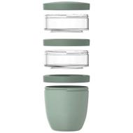 Mepal Ellipse 3-częściowy izolowany pojemnik na lunch o pojemności 500 ml + 2 x 200 ml