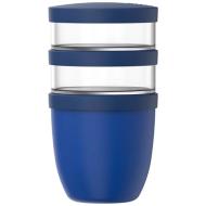Mepal Ellipse 3-częściowy izolowany pojemnik na lunch o pojemności 500 ml + 2 x 200 ml