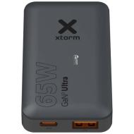 Xtorm szybka ładowarka podróżna o mocy 65 W z kablem i etui podróżnym