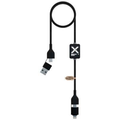 SCX.design C32 kabel do ładowania 60 W z przełącznikiem i podświetlanym logo