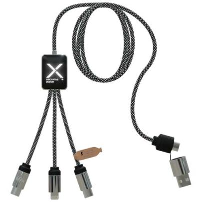 SCX.design C33 kabel do ładowania typu C o mocy 60 W z podwójnym podświetlanym logo