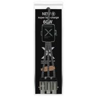 SCX.design C33 kabel do ładowania typu C o mocy 60 W z podwójnym podświetlanym logo