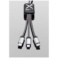 SCX.design C33 kabel do ładowania typu C o mocy 60 W z podwójnym podświetlanym logo
