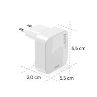 Składana ładowarka ścienna 40W Hama