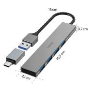 Hub USB, USB-C Hama