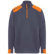Maverick 280 g/m2 męski sweter z zamkiem błyskawicznym do połowy długości