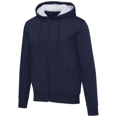 Natron bluza sherpa z kapturem z zamkiem błyskawicznym na całej długości 320 g/m²