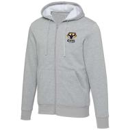 Natron bluza sherpa z kapturem z zamkiem błyskawicznym na całej długości 320 g/m²
