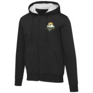 Natron bluza sherpa z kapturem z zamkiem błyskawicznym na całej długości 320 g/m²