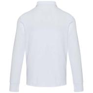 Apollo koszulka polo z zamkiem do połowy i długimi rękawami, uniseks 245 g/m²