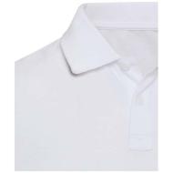 Beryl naturalna koszulka polo z recyklingu z krótkim rękawem, unisex, o gramaturze 220 g/m²