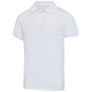 Beryl naturalna koszulka polo z recyklingu z krótkim rękawem, unisex, o gramaturze 220 g/m²
