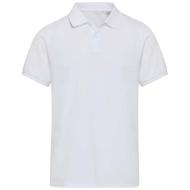 Beryl naturalna koszulka polo z recyklingu z krótkim rękawem, unisex, o gramaturze 220 g/m²