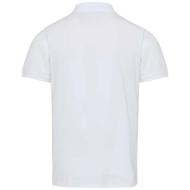 Beryl naturalna koszulka polo z recyklingu z krótkim rękawem, unisex, o gramaturze 220 g/m²