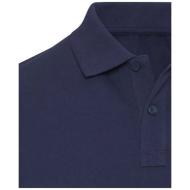 Beryl naturalna koszulka polo z recyklingu z krótkim rękawem, unisex, o gramaturze 220 g/m²
