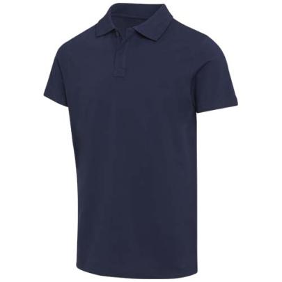 Graphite organiczna koszulka polo unisex o gramaturze 180 g/m², z krótkim rękawem i certyfikatem OCS